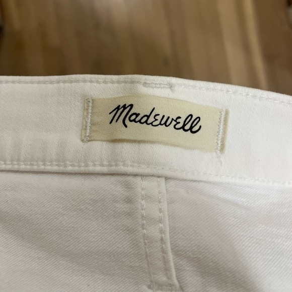 White Madewell 9" High waisted skinny jeans- Size 32 - Picture 4 of 7